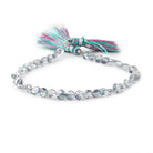 5mm Mystic Grey Topaz Faceted Coin Beads 8 inch 41 pieces - Beadsofcambay.com