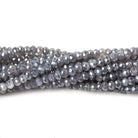 5mm Mystic Platinum Moonstone faceted rondelles 16 inch 100 beads A - Beadsofcambay.com