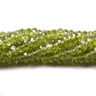5mm Peridot Faceted Rondelle Beads 13 inch 112 pieces - Beadsofcambay.com