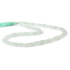 5mm Prasiolite Plain Square Heshi Beads 16 inch - Beadsofcambay.com