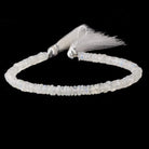 5mm Rainbow Moonstone faceted Heshi beads 8 inch 115 pieces A - Beadsofcambay.com