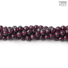 5mm Rhodolite Garnet Faceted Round Beads 13 inch 76 pieces 1mm Hole - Beadsofcambay.com