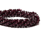 5mm Rhodolite Garnet faceted round Beads 14.5 inch 78 pieces - Beadsofcambay.com