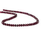 5mm Rhodolite Garnet faceted round Beads 14.5 inch 78 pieces - Beadsofcambay.com