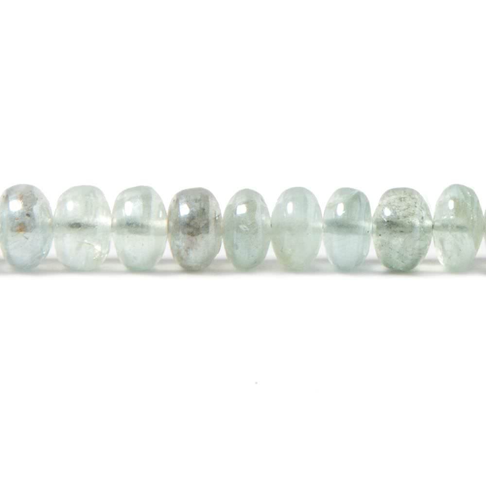 5mm Silver Mystic Multi Beryl plain rondelles 8 inch 56 beads - Beadsofcambay.com