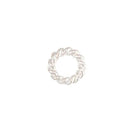 5mm Sterling Silver Twisted Jumpring 25 pcs per bag - Beadsofcambay.com
