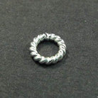 5mm Sterling Silver Twisted Jumpring 25 pcs per bag - Beadsofcambay.com