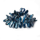5x12mm Kyanite Faceted Pear Beads 7.5 inch 70 pieces - Beadsofcambay.com
