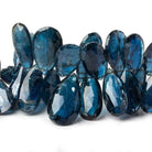 5x12mm Kyanite Faceted Pear Beads 7.5 inch 70 pieces - Beadsofcambay.com