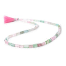 5x3-10x5mm Afghani Tourmaline Natural Tube Beads 17 inch 51 pieces AAA - Beadsofcambay.com