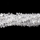 5x3-6x4mm Double Terminated Crystal Quartz 16 inch 136 beads