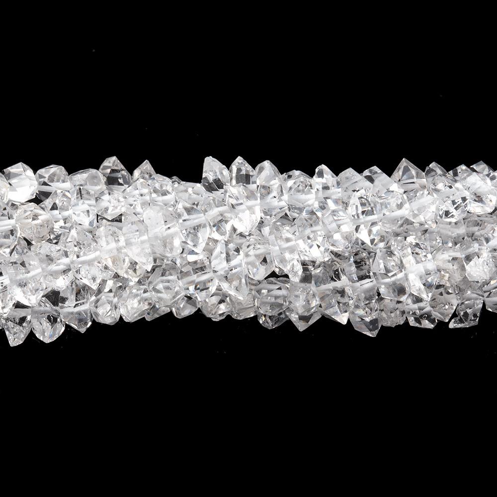 5x3-6x4mm Double Terminated Crystal Quartz 16 inch 136 beads