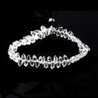 5x3-7x4mm Double Terminated Crystal Quartz Beads 7.5 inch 66 pieces - Beadsofcambay.com