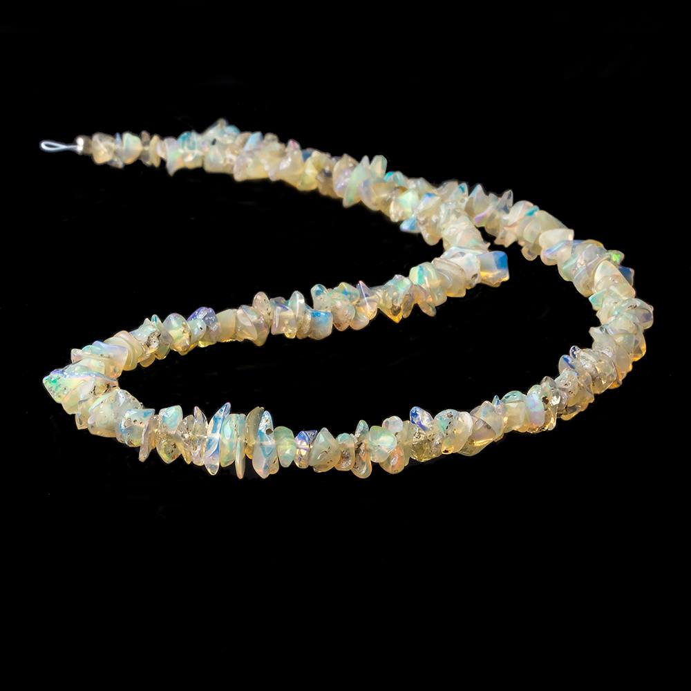 5x3-7x4mm Ethiopian Opal Plain Chip Beads 13 inch 152 pieces - Beadsofcambay.com