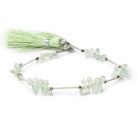 5x3-7x4mm Prehnite Plain Tear Drop Beads 8 inch 48 pieces - Beadsofcambay.com