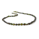 5x3-8x6mm Chrome Tourmaline Faceted Oval Beads 14.5 inch 55 pieces - Beadsofcambay.com