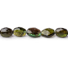 5x3-8x6mm Chrome Tourmaline Faceted Oval Beads 14.5 inch 55 pieces - Beadsofcambay.com