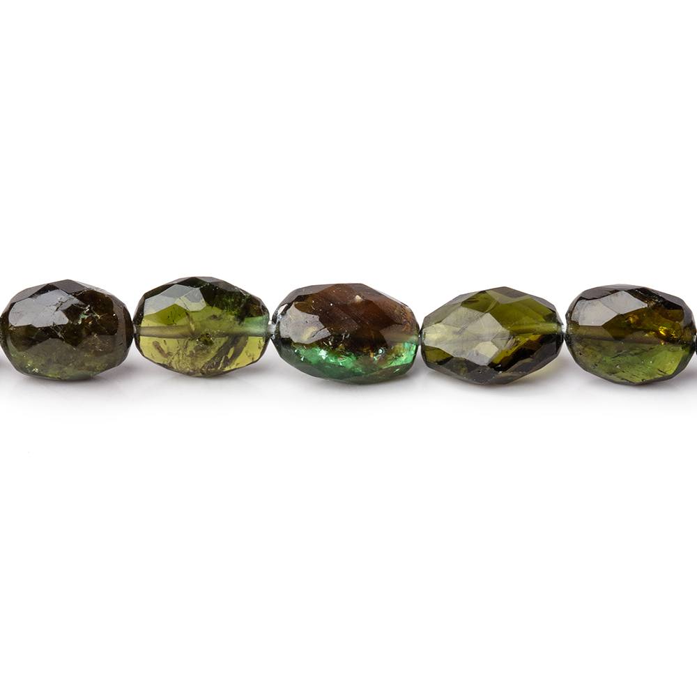 5x3-8x6mm Chrome Tourmaline Faceted Oval Beads 14.5 inch 55 pieces - Beadsofcambay.com