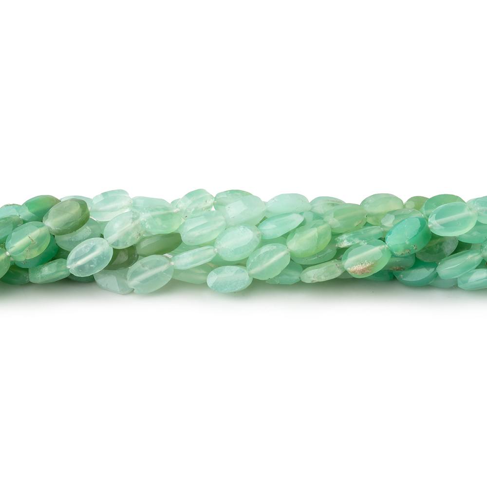 5x3mm-6x3mm Chrysoprase Faceted Oval Beads 13 inch 60 pieces - Beadsofcambay.com
