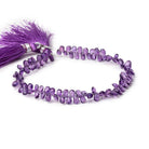 5x3mm Amethyst Faceted Pear Beads 8 inch 108 pieces - Beadsofcambay.com