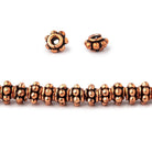 5x3mm Antiqued Copper Spacer Beads 8 inch 63 pieces - Beadsofcambay.com