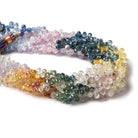 5x3mm Ceylon Sapphire Beads Tear Drop Briolette 8.75 inch 143 pieces - Beadsofcambay.com