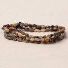 5x4-11x7mm Ethiopian Boulder Opal plain nugget beads 18 inch 60 pieces - Beadsofcambay.com