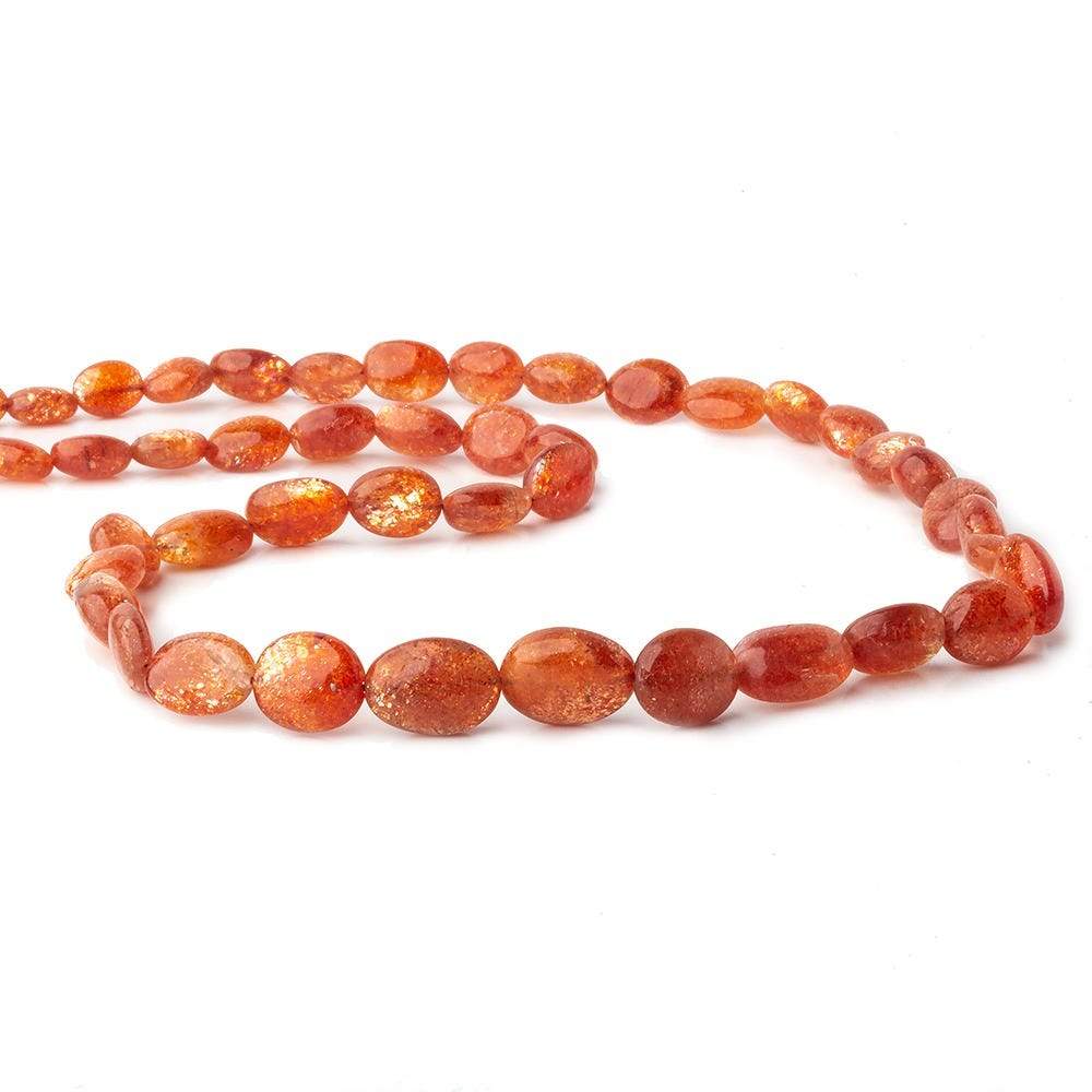 5x4-11x8mm Sunstone Plain Nugget Beads 16 inch 44 pieces - Beadsofcambay.com
