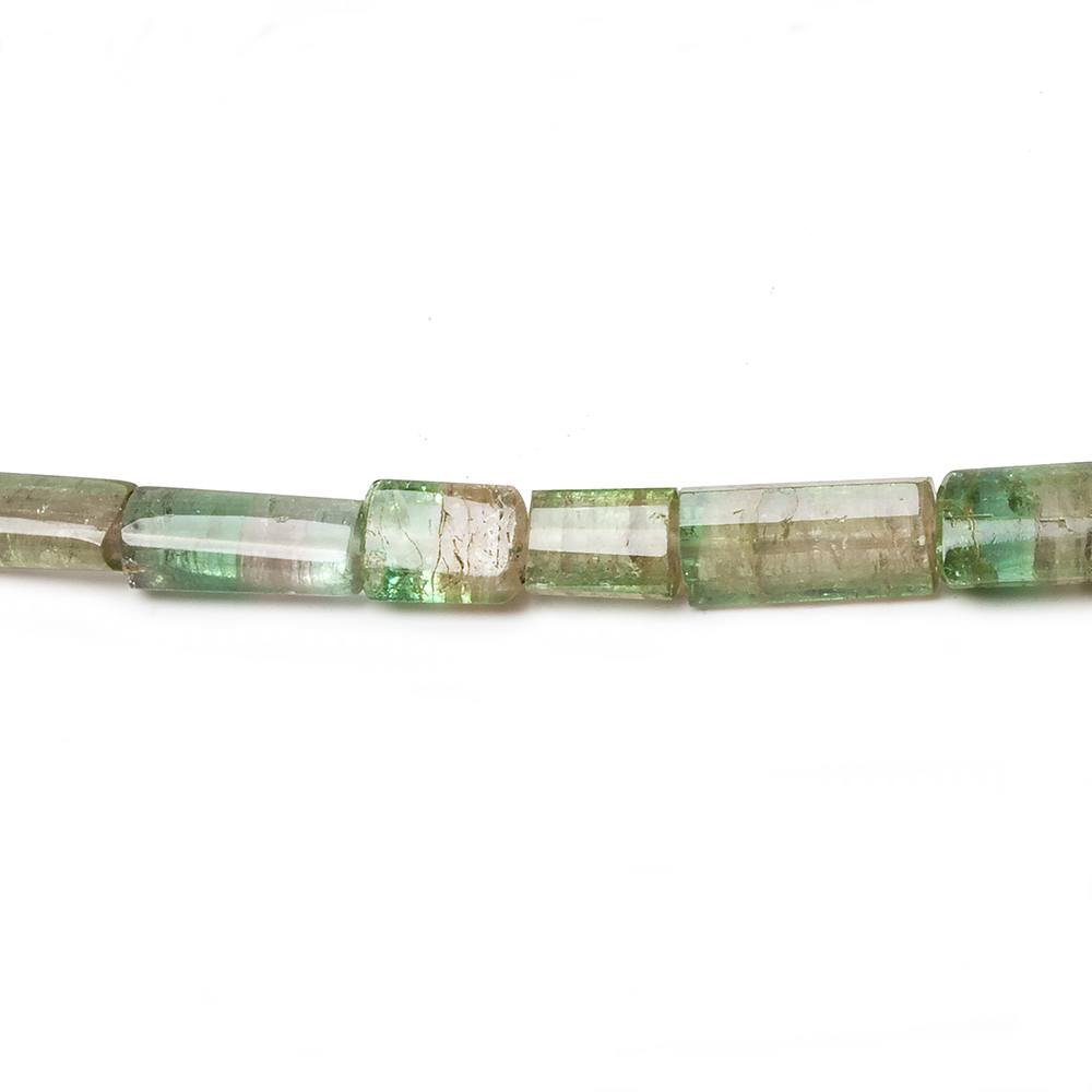 5x4-12x6mm Watermelon Tourmaline plain tube beads 16 inch 49 pieces A Grade - Beadsofcambay.com