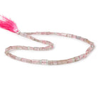 5x4-13x5mm Multi Color Tourmaline Natural Tube Beads 16 inch 53 pieces AA - Beadsofcambay.com