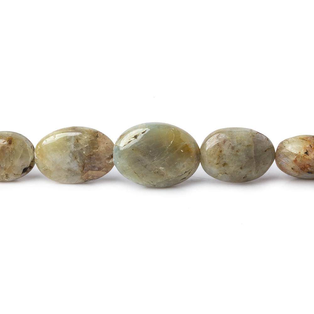 5x4-14x10mm Cat's Eye Chrysoberyl plain nugget beads 18 inch 54 pieces - Beadsofcambay.com