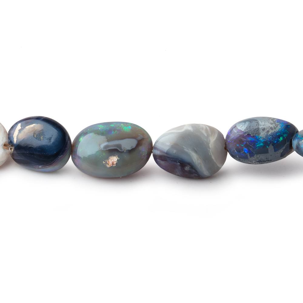 5x4-14x9mm Australian Opal Plain Nugget beads 17.5 inches 57 pieces A - Beadsofcambay.com