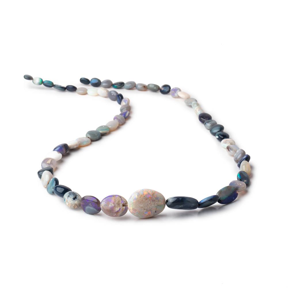 5x4-14x9mm Australian Opal Plain Nugget beads 17.5 inches 57 pieces A - Beadsofcambay.com