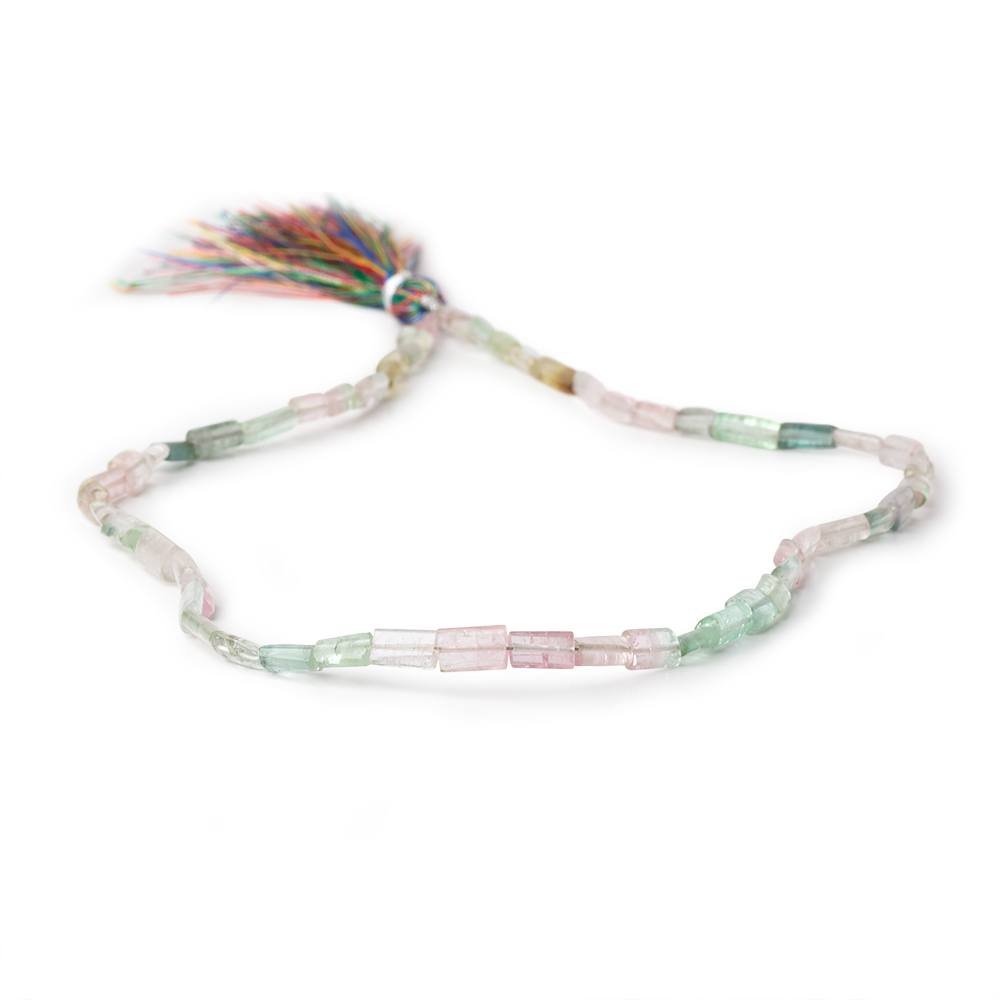 5x4-7x5mm Afghani Tourmaline Natural Tubes 16 inch 58 Beads - Beadsofcambay.com