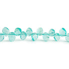 5x4-7x5mm Apatite Oval Twist Beads 9 inch 58 pieces - Beadsofcambay.com