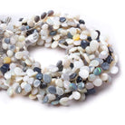 5x4-7x5mm Australian Opal Plain Pear Beads 7.5 inch 64 pieces - Beadsofcambay.com