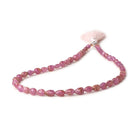5x4-7x5mm Ruby Straight drilled Tear Drop Beads 12 inch 49 pieces - Beadsofcambay.com