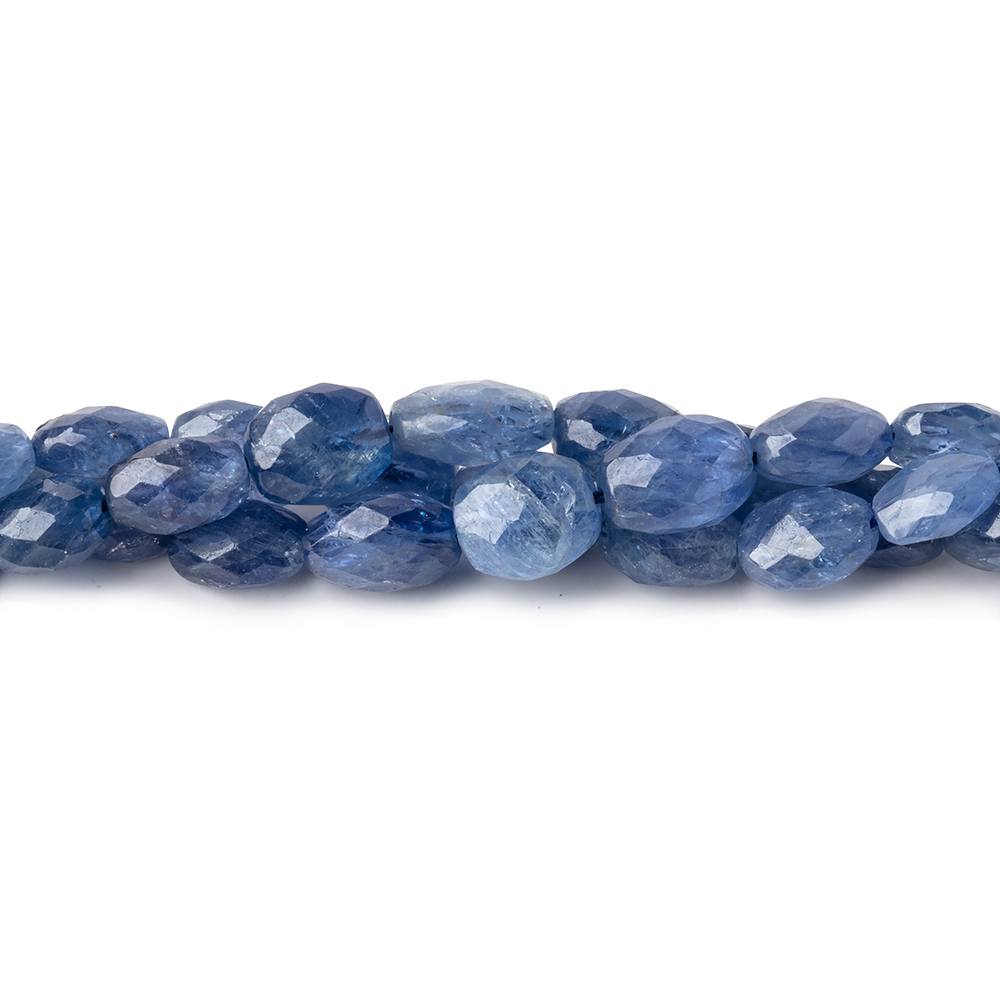 5x4-7x6mm Blue Sapphire Faceted Oval Beads 18 inch 80 pieces - Beadsofcambay.com