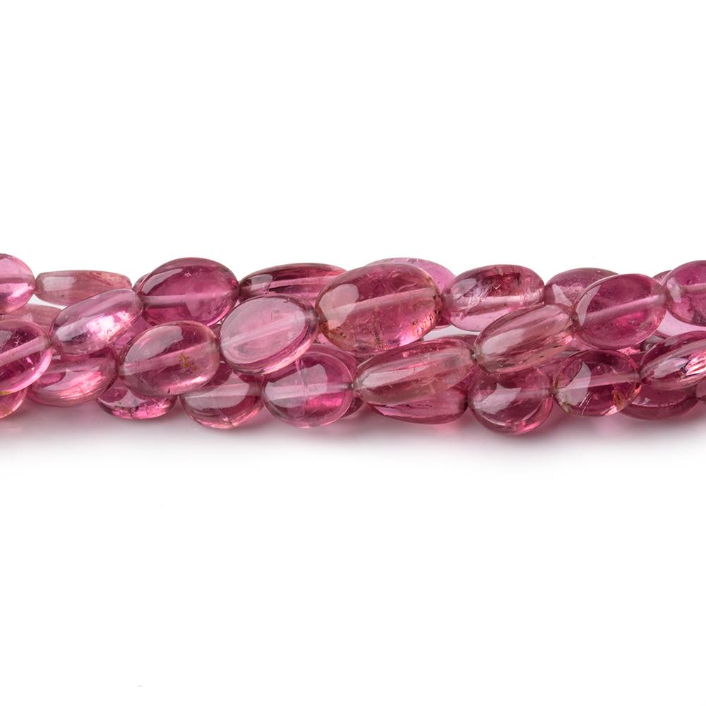 5x4-8x6mm Pink Tourmaline Plain Oval Beads 18 inch 81 pieces AAA