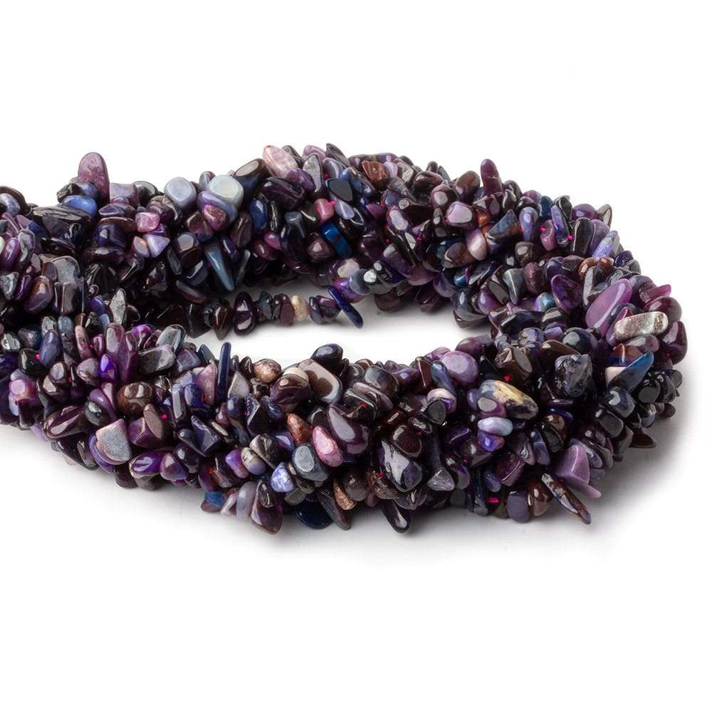 5x4-9x5mm Sugilite plain chip beads 16 inch 170 pieces - Beadsofcambay.com