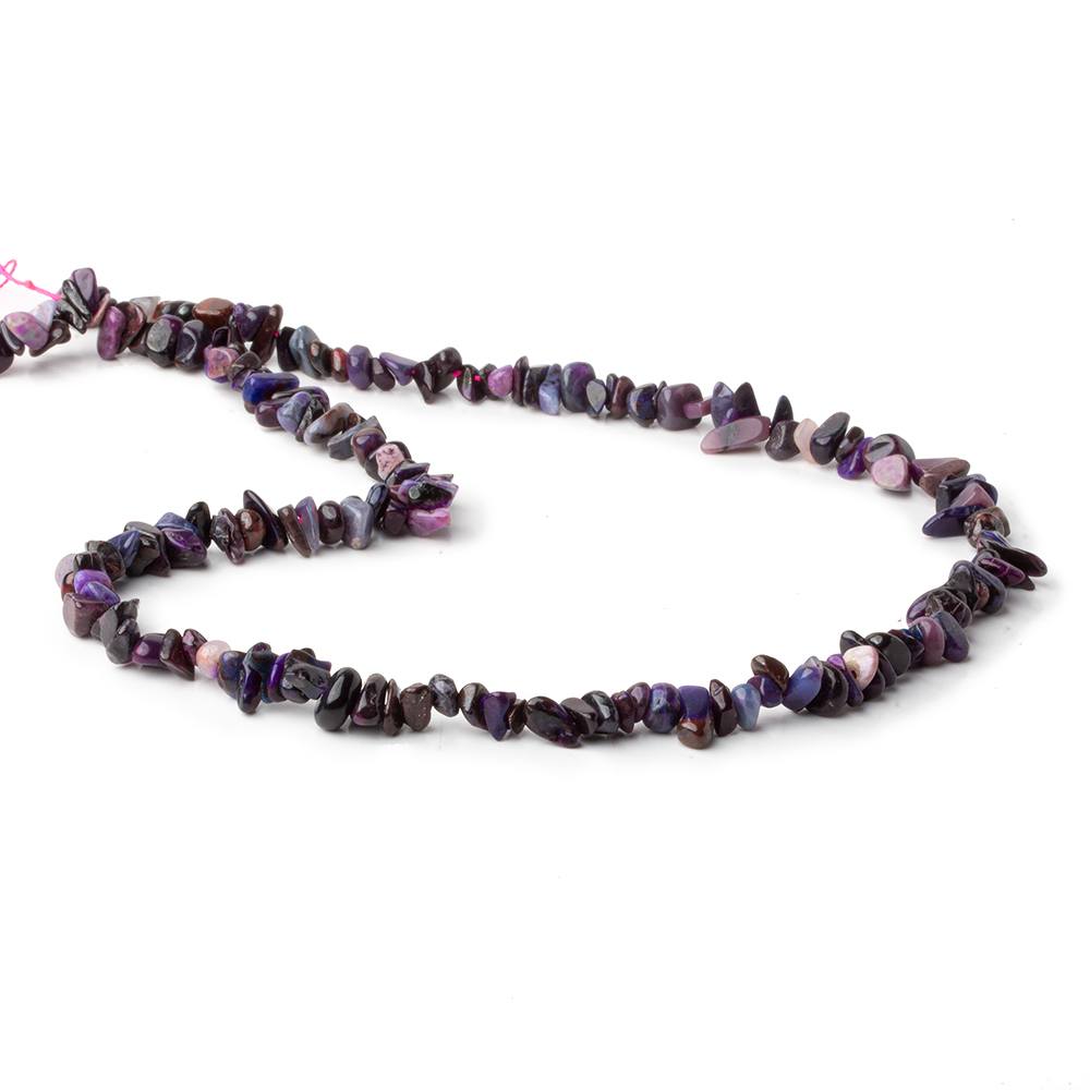 5x4-9x5mm Sugilite plain chip beads 16 inch 170 pieces - Beadsofcambay.com