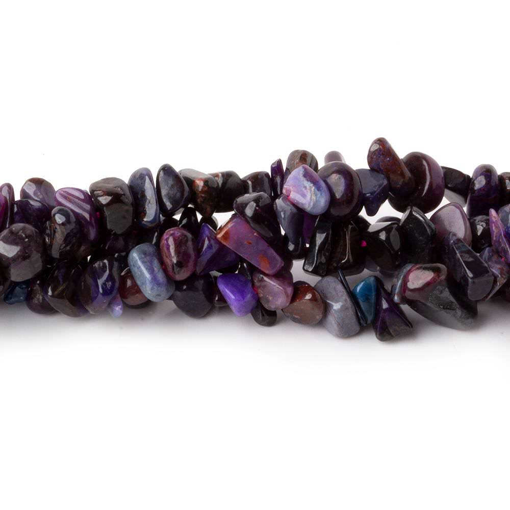 5x4-9x5mm Sugilite plain chip beads 16 inch 170 pieces - Beadsofcambay.com