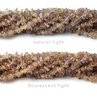 5x4mm Color Change Garnet Plain Chip Beads 16 inch 298 pieces - Beadsofcambay.com