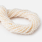 5x4mm Creamy White Baroque Freshwater Pearls 16 inch 88 Beads AAA - Beadsofcambay.com