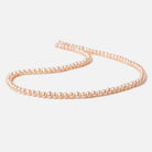 5x4mm Blush Side Drilled Off Round Freshwater Pearl 96 pieces - Beadsofcambay.com