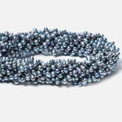 5x4mm Peacock Top Drilled Oval Freshwater Pearl 15 inch 120 pieces - Beadsofcambay.com