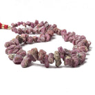 5x4x3-16x8x8mm Ruby Beads Unfaceted Natural Crystal 15 inch 103 pcs - Beadsofcambay.com