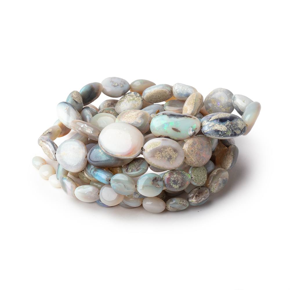 5x5-18x12mm Australian Opal Plain Nuggets 17.5 inch 40 Beads AA - Beadsofcambay.com