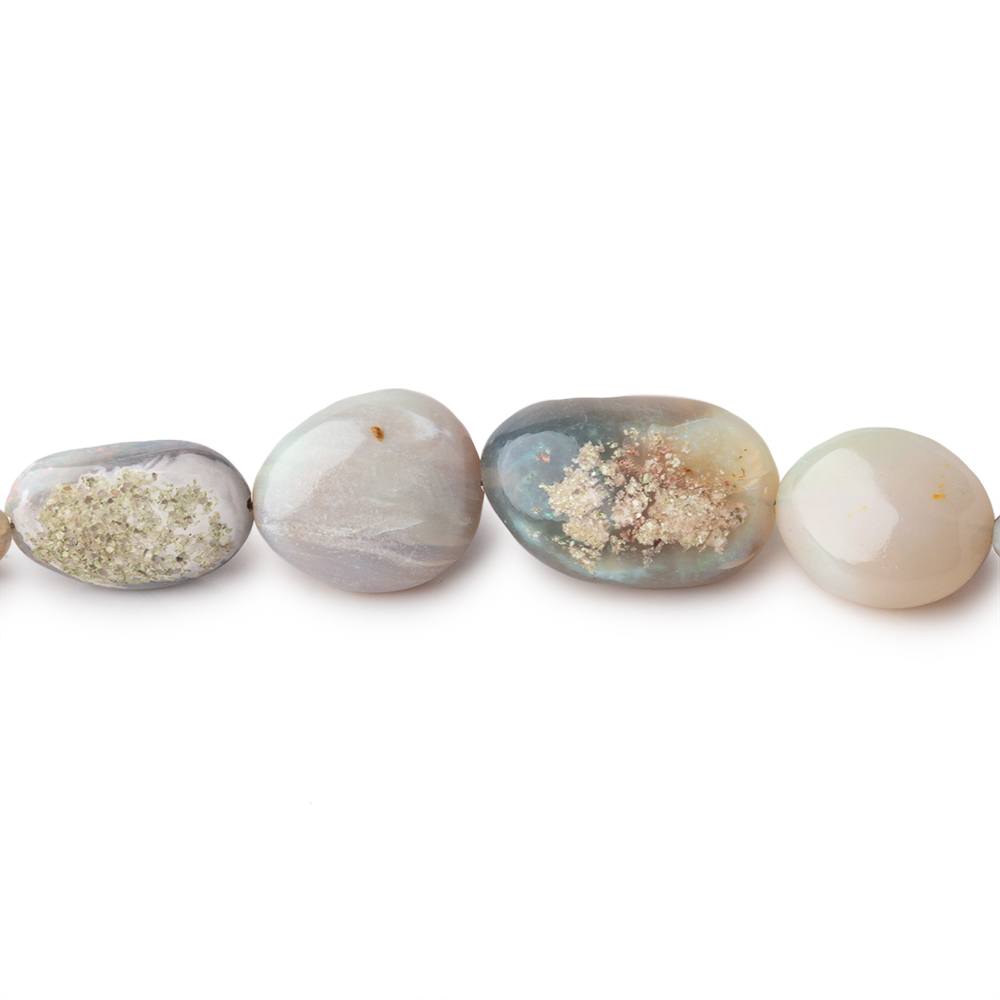 5x5-18x12mm Australian Opal Plain Nuggets 17.5 inch 40 Beads AA - Beadsofcambay.com