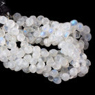 5x5-6x6mm Rainbow Moonstone faceted candy kiss beads 8 inch 54 pieces A - Beadsofcambay.com